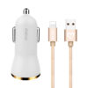 White Charger + Gold Cable